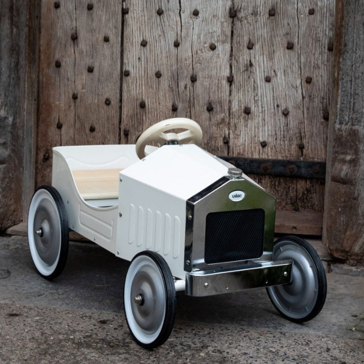 Vilac Large Pedal Car White