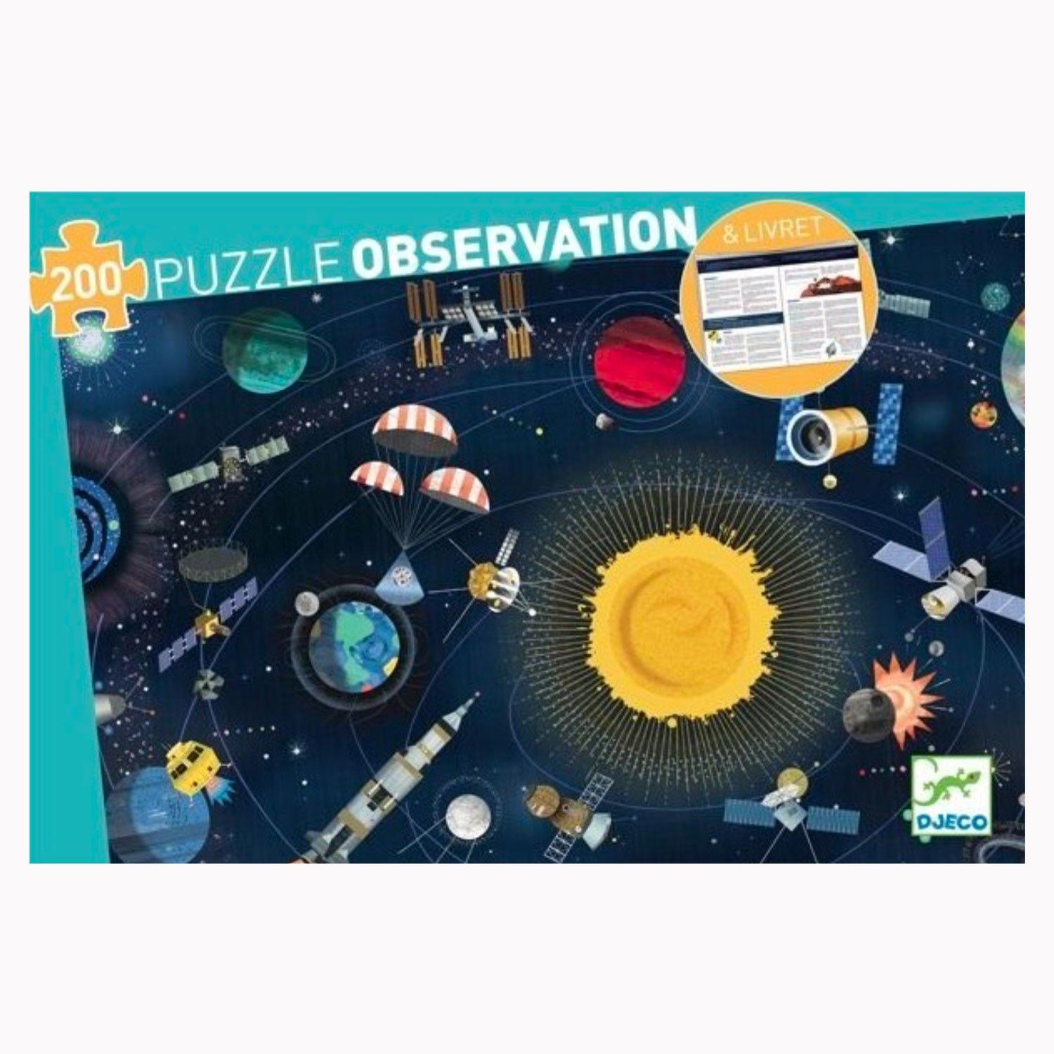 200 piece colourful space jigsaw puzzle