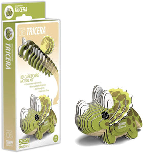 Box of Eugy Triecratops with 3d model beside it.