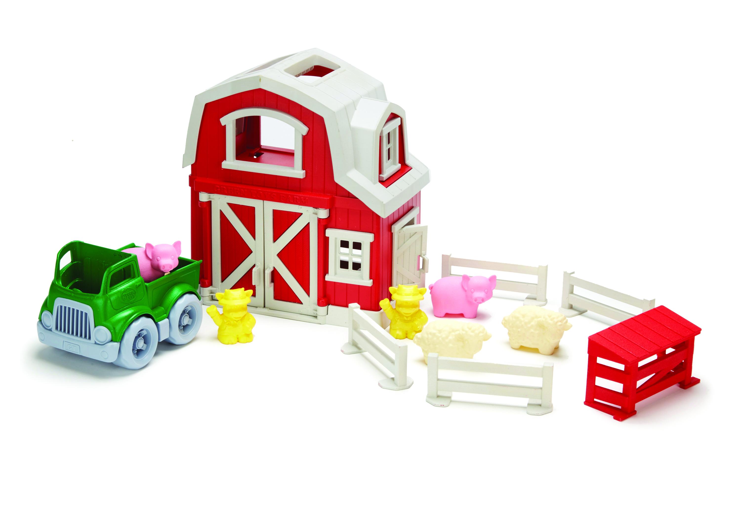 Plastic toy barn on sale