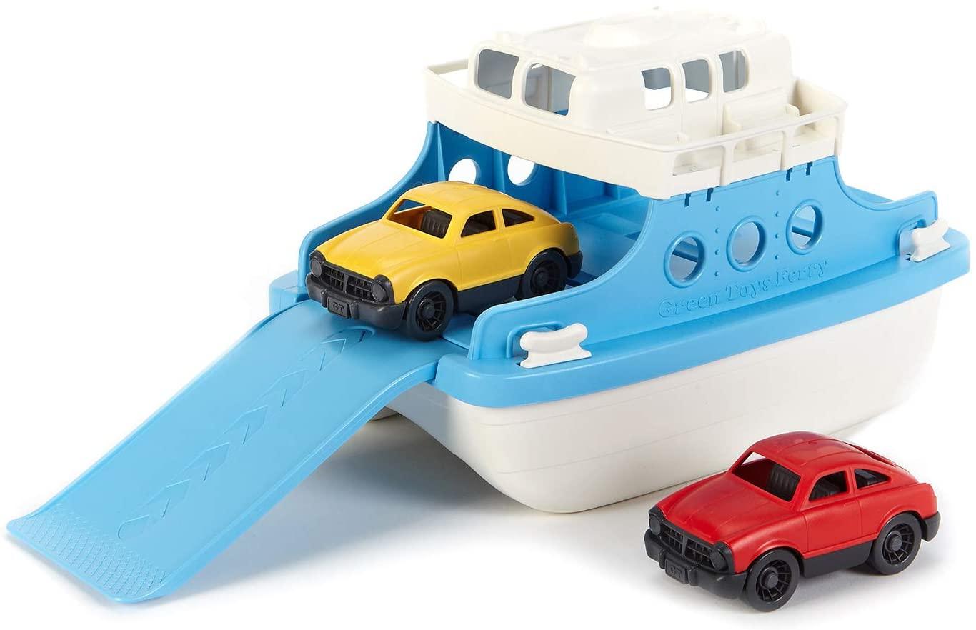 Green Toys Eco Friendly Ferry Boat with cars made from recycled plastic