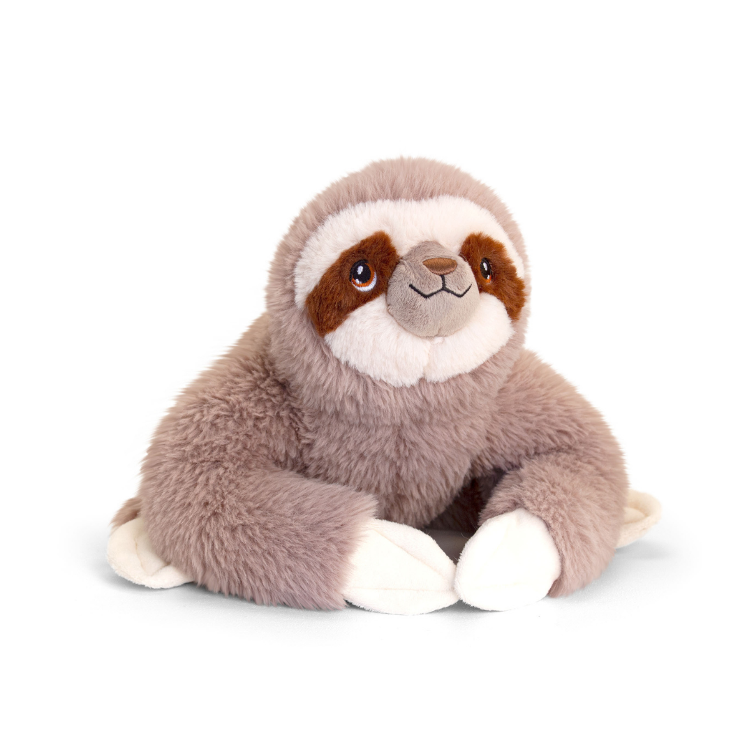 Cuddly brown sloth toy