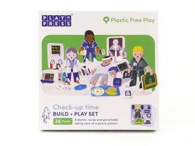 Packaging for Play Press Check-up time pieces.