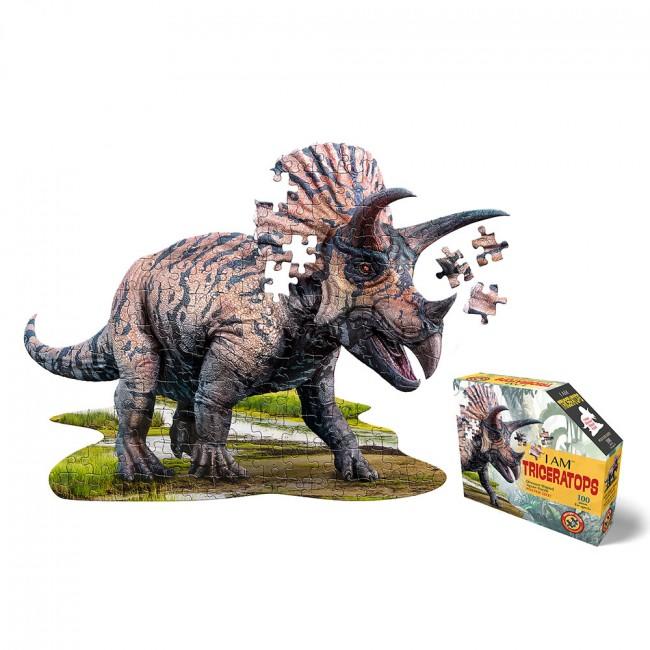 Triceratops-shaped puzzle.
