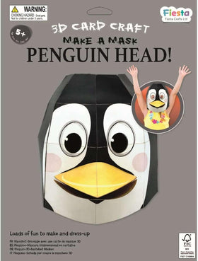 Penguin 3D Mask Card Craft Kit