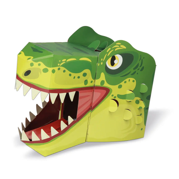 T-Rex Head 3D Mask Card Craft Kit