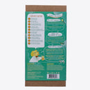 The DIY Natural Bath Bomb Kit by KISS NATURALS has a package with a cartoon scientist dog and features Epsom, witch hazel, and sweet almond oil. It's perfect for tweens and teens, with vegan and eco-friendly icons on a green background decorated with white bubbles.