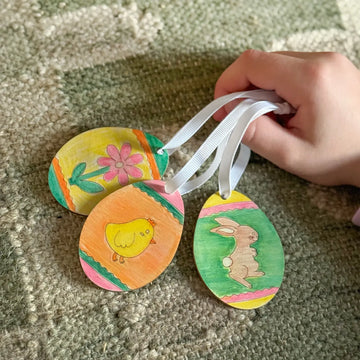 3x Easter Egg Decorations Craft Kit - 0