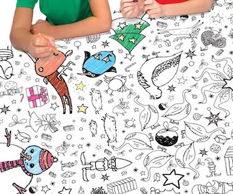 Christmas Colour-In Giant Poster / Tablecloth - 1