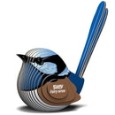 The EUGY Fairy Wren, part of the charming Eugy figures collection, is a layered 3D model that features a vibrant blue head, brown body, and long blue tail. With "EUGY Fairy Wren" labeled on its side, this eco-friendly design brings a delightful touch to any space.