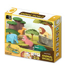 The Halftoys World Set - Ocean by Halftoys features colorful cartoon ocean animal figures as magnetic 3D puzzles, offering playful assembly options for children ages 3 and up.