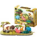 The Halftoys World set - Ocean by Halftoys features stylized animal figures on a themed playmat. The packaging highlights the Ocean theme, ideal for fans of marine educational playsets and magnetic 3D puzzles.