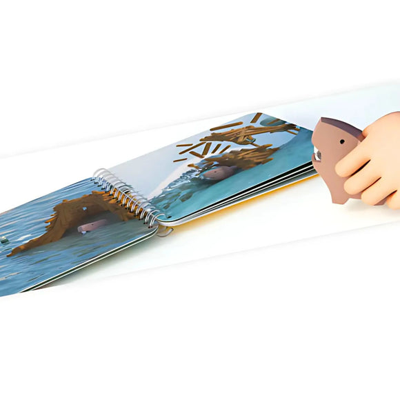 Halftoys Picture Book - Beaver