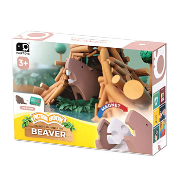Halftoys Picture Book - Beaver