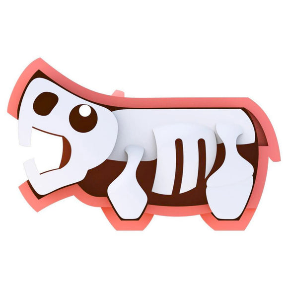 Halftoys Picture book - Hippo