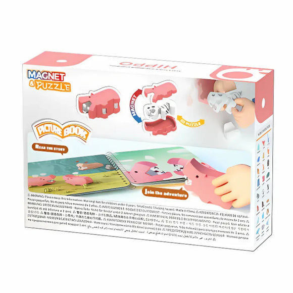 Halftoys Picture book - Hippo