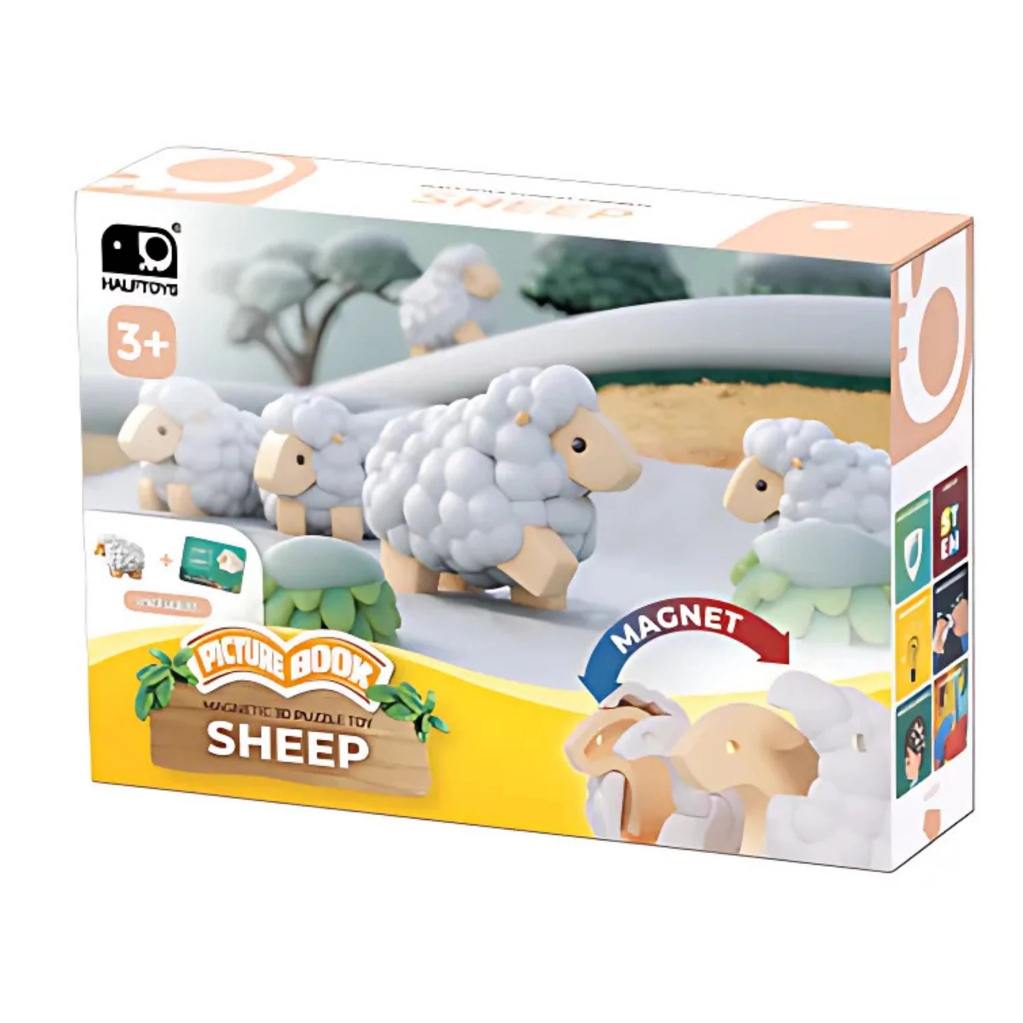 Halftoys Picture Book - Sheep