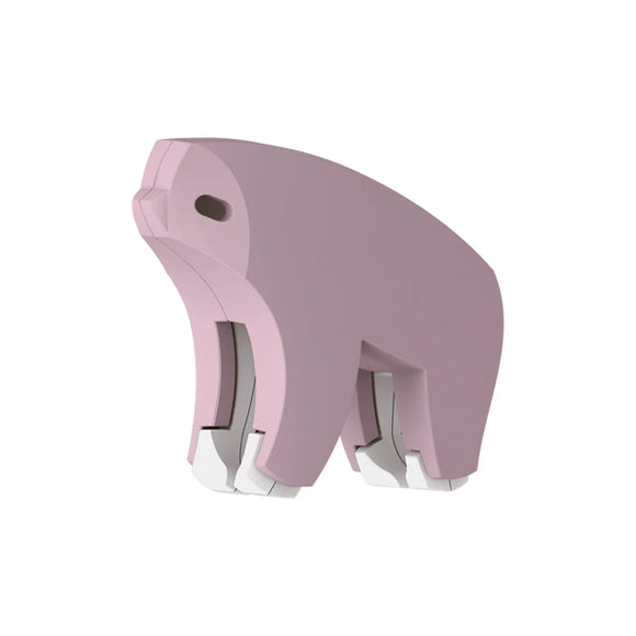 The Halftoys Diorama - Sloth by Halftoys is a playset featuring a simply designed sloth with four white legs, ideal for creative play and displayed on a white background.