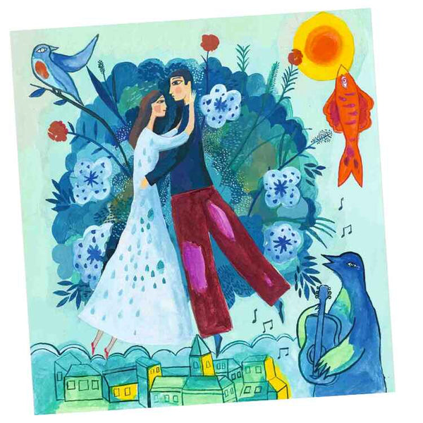 In a Dream Inspired by Marc Chagall Gouache Art Kit - 4