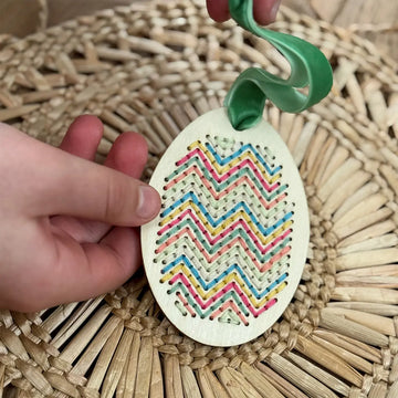 Make Your Own Stitched Egg Decoration - 0