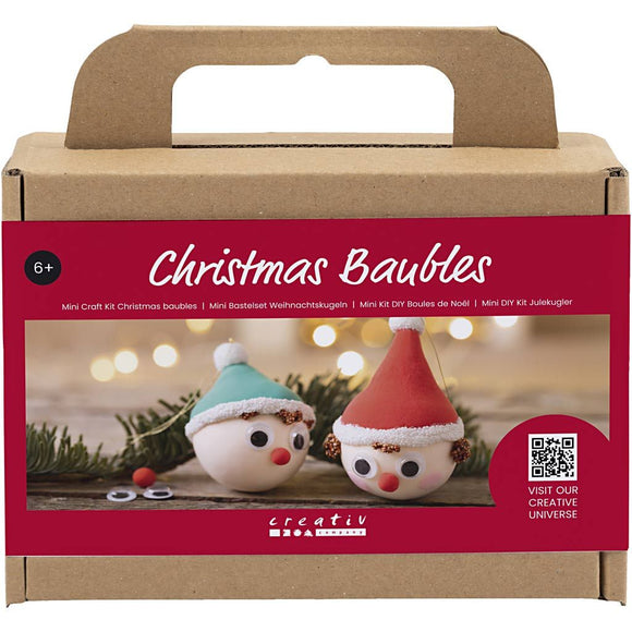 Mini Craft Kit Christmas Elf Baubles