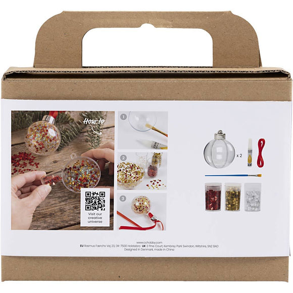 Mini Craft Kit Christmas Baubles