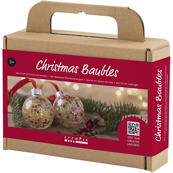 Mini Craft Kit Christmas Baubles