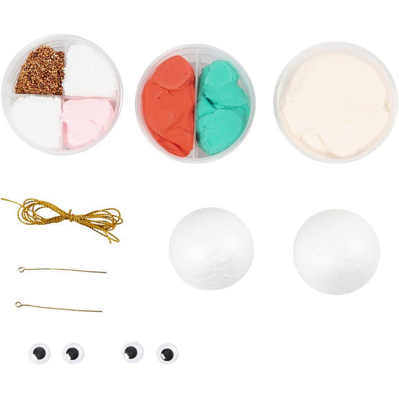 Mini Craft Kit Christmas Elf Baubles