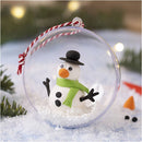 Mini Craft Kit Snowman Baubles-1
