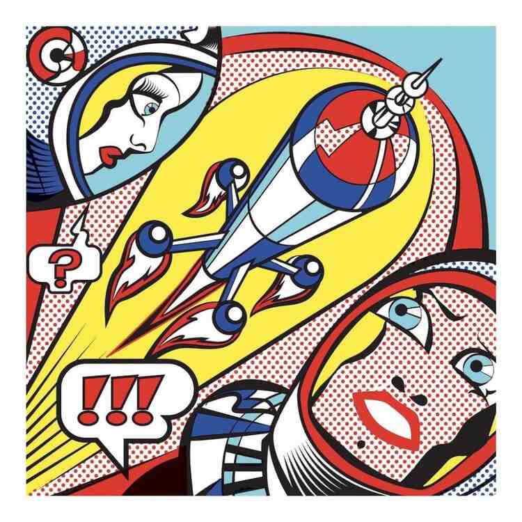 Inspired by Roy Lichtenstein - Colouring Activity