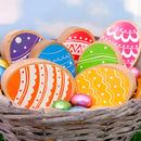 Natural Wood Eggs - Set of 7-1