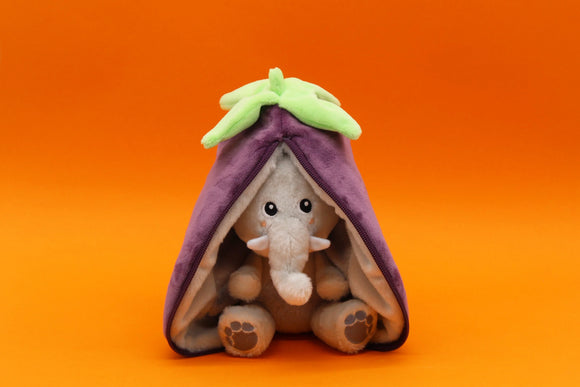 Velvet the Elephant Eggplant Flipetz