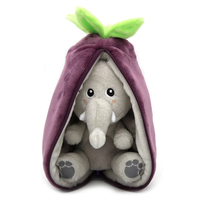 Velvet the Elephant Eggplant Flipetz