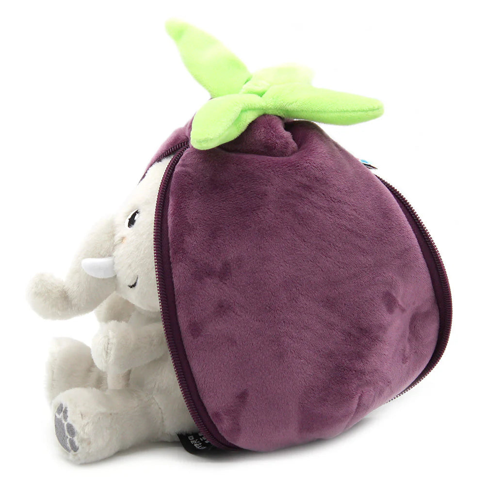 Velvet the Elephant Eggplant Flipetz