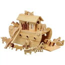 Deluxe Noah's Ark Play-set - natural wood-1