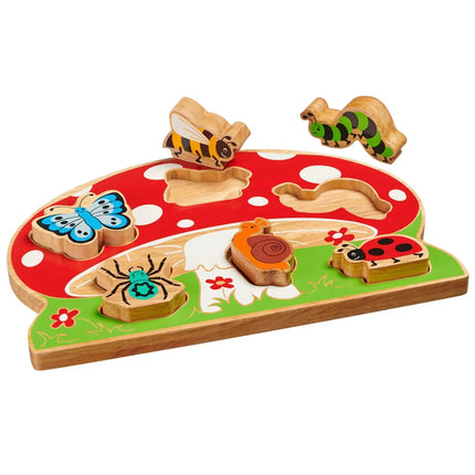 Wooden Minibeast Shape Sorter Puzzle