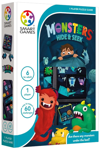 Smart Games 'Monsters Hide & Seek' puzzle game packaging
