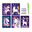 Artissimo 10 Glitter Boards - Starry Unicorns-2