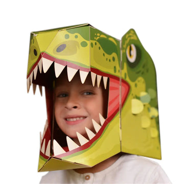 T-Rex Head 3D Mask Card Craft Kit