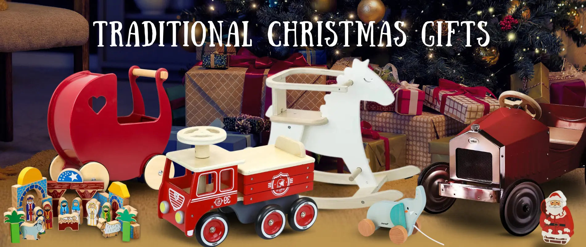 Traditional christmas toys