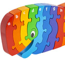 Wooden Whale Alphabet a-z Jigsaw Puzzle-3
