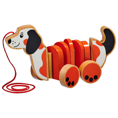 Wooden Dog Pull-along Toy - 0