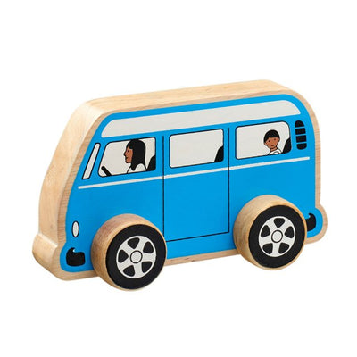 Wooden Camper Van Push-along Toy