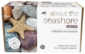 Box for Seashore Nature Kit. White background.