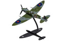 Rear view of the Spitfire model airplane.