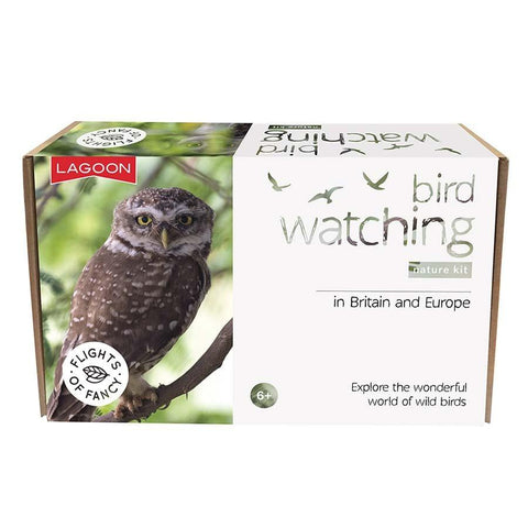Box containing bird watching kit.