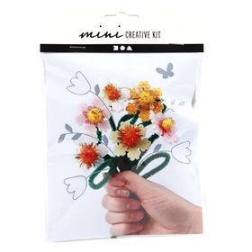 Easter flower craft kit packaging.