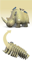 Rhino model with box behind.