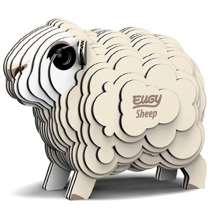Eugy cardboard sheep model.