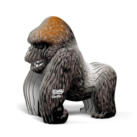 Eugy cardboard gorilla model.